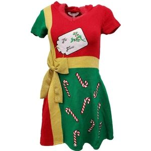 Cute Ugly Sweater Christmas Dress with good